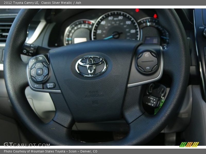 Classic Silver Metallic / Ash 2012 Toyota Camry LE