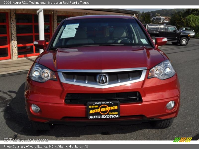 Moroccan Red Pearl / Taupe 2008 Acura RDX Technology