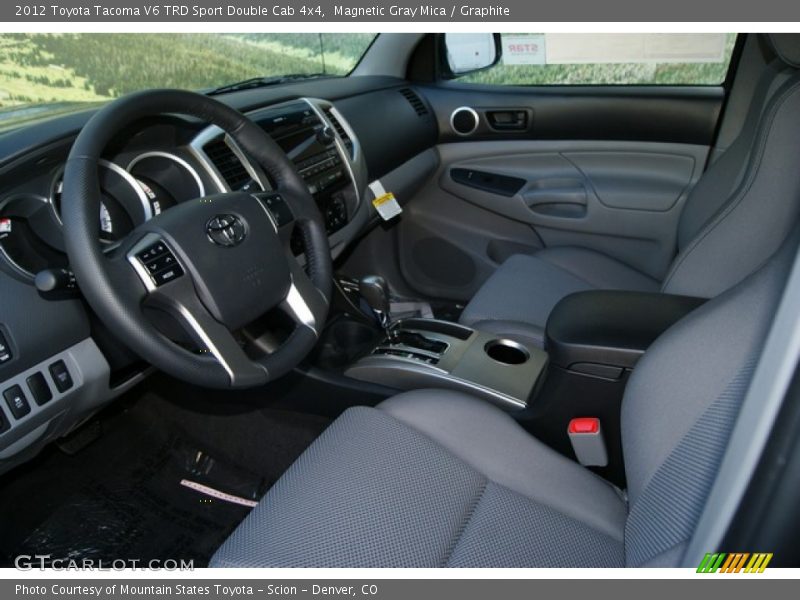  2012 Tacoma V6 TRD Sport Double Cab 4x4 Graphite Interior