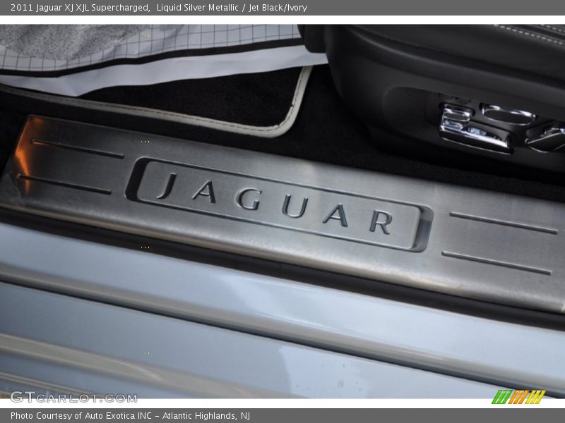 Liquid Silver Metallic / Jet Black/Ivory 2011 Jaguar XJ XJL Supercharged