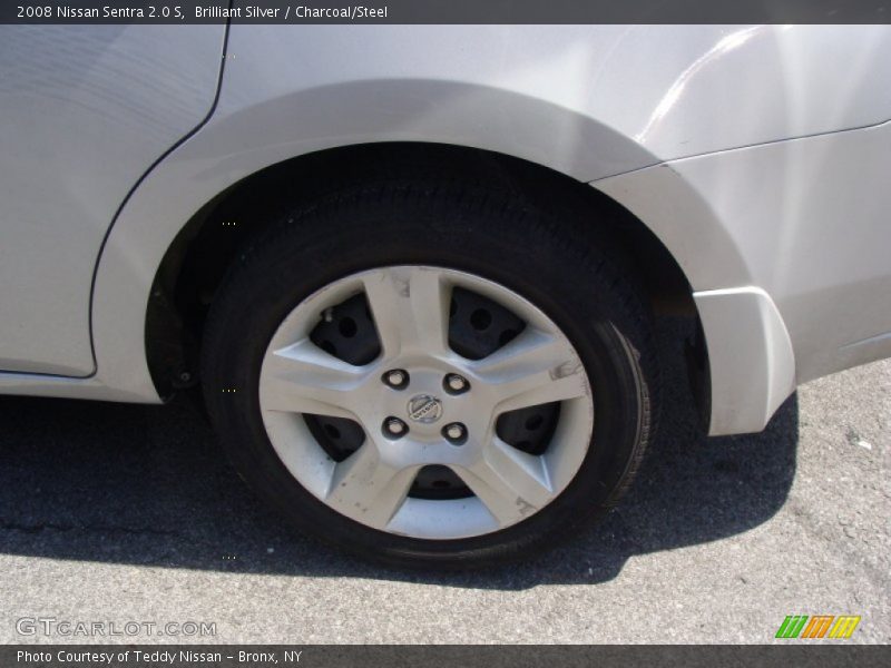 Brilliant Silver / Charcoal/Steel 2008 Nissan Sentra 2.0 S