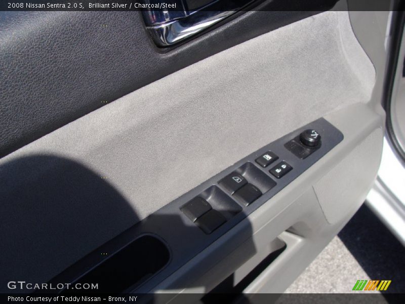 Brilliant Silver / Charcoal/Steel 2008 Nissan Sentra 2.0 S