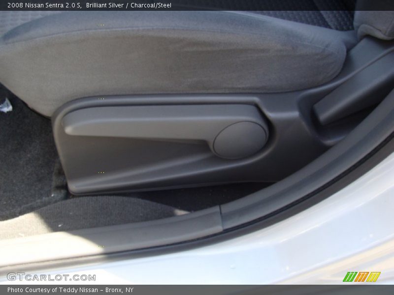 Brilliant Silver / Charcoal/Steel 2008 Nissan Sentra 2.0 S