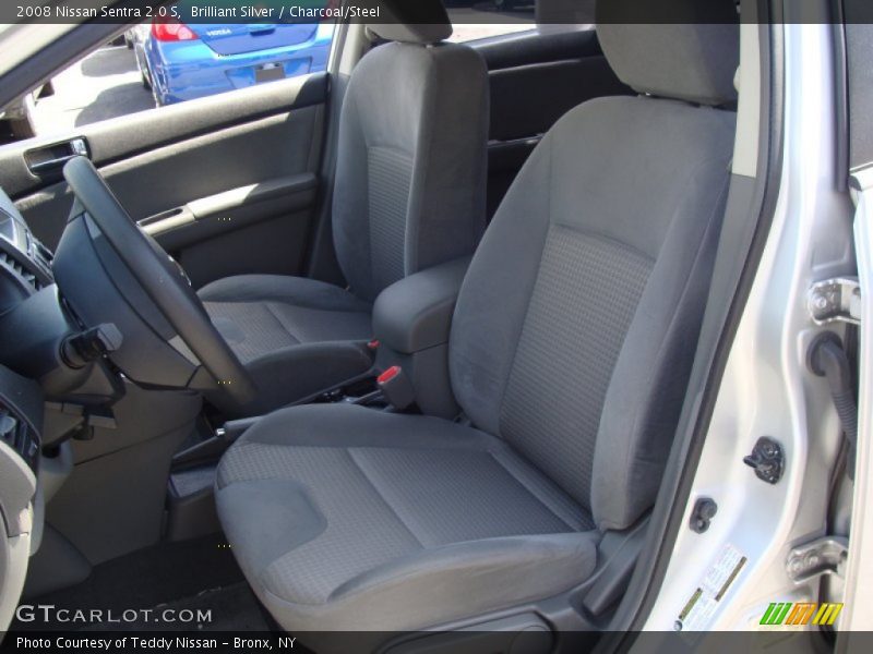 Brilliant Silver / Charcoal/Steel 2008 Nissan Sentra 2.0 S