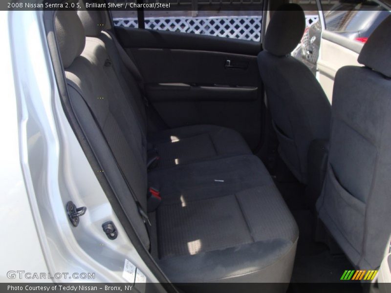 Brilliant Silver / Charcoal/Steel 2008 Nissan Sentra 2.0 S
