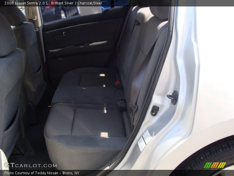 Brilliant Silver / Charcoal/Steel 2008 Nissan Sentra 2.0 S