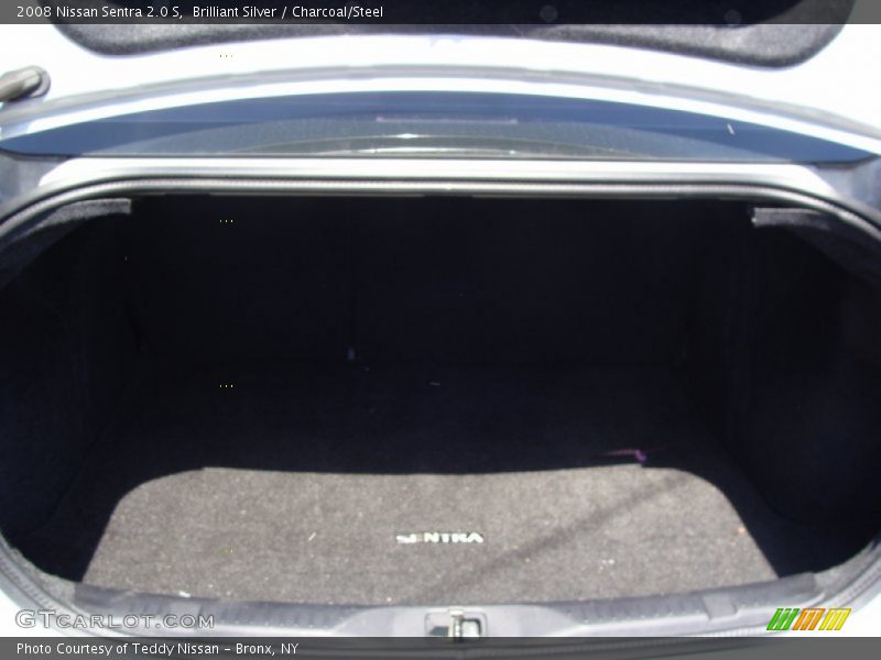 Brilliant Silver / Charcoal/Steel 2008 Nissan Sentra 2.0 S