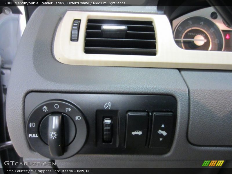 Oxford White / Medium Light Stone 2008 Mercury Sable Premier Sedan