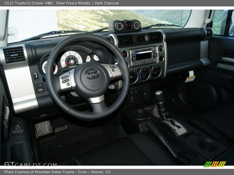 Silver Fresco Metallic / Dark Charcoal 2012 Toyota FJ Cruiser 4WD