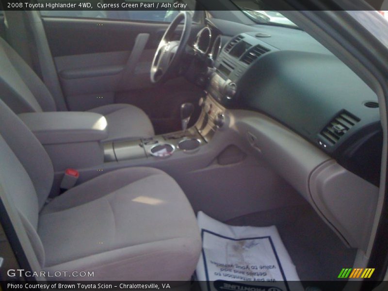 Cypress Green Pearl / Ash Gray 2008 Toyota Highlander 4WD