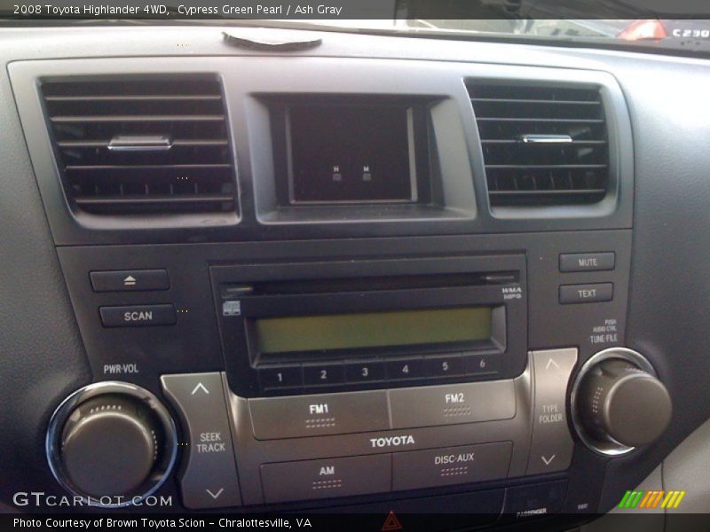 Cypress Green Pearl / Ash Gray 2008 Toyota Highlander 4WD