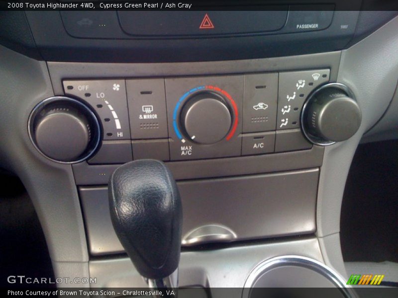 Cypress Green Pearl / Ash Gray 2008 Toyota Highlander 4WD