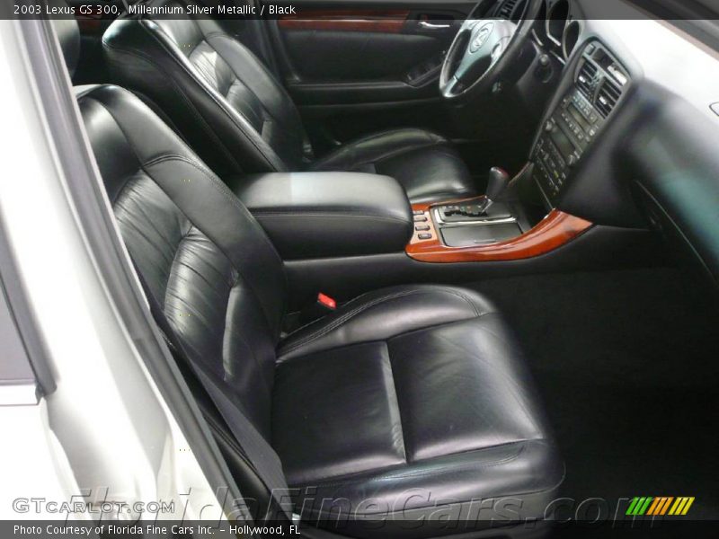 Millennium Silver Metallic / Black 2003 Lexus GS 300