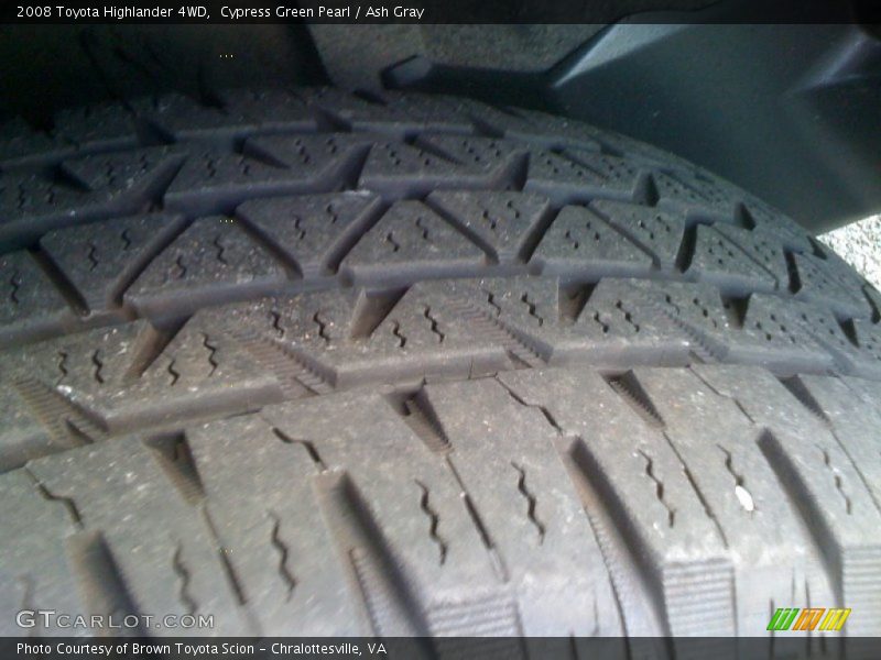 Cypress Green Pearl / Ash Gray 2008 Toyota Highlander 4WD