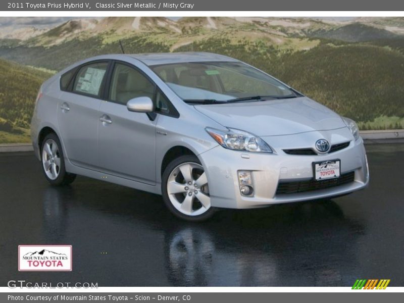 Classic Silver Metallic / Misty Gray 2011 Toyota Prius Hybrid V