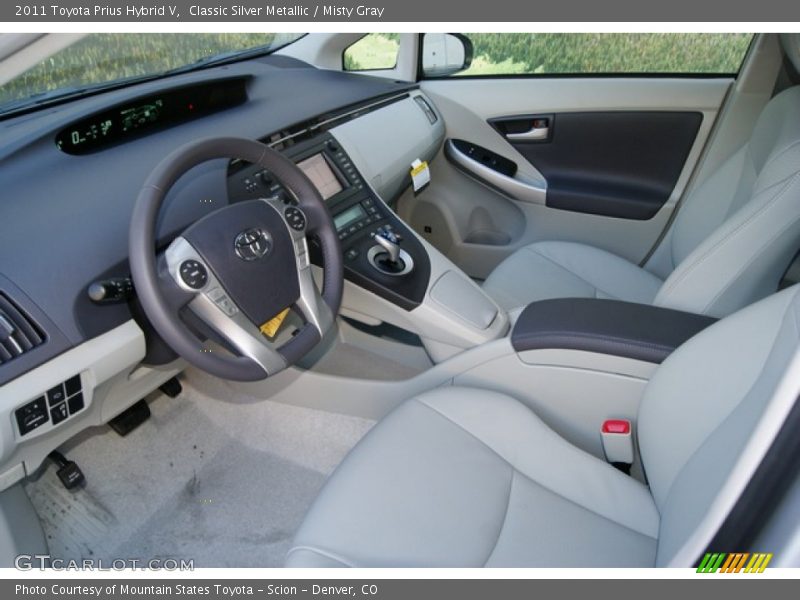 Classic Silver Metallic / Misty Gray 2011 Toyota Prius Hybrid V