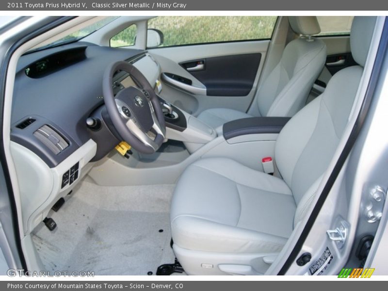 Classic Silver Metallic / Misty Gray 2011 Toyota Prius Hybrid V