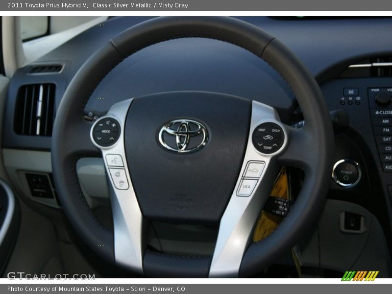 Classic Silver Metallic / Misty Gray 2011 Toyota Prius Hybrid V