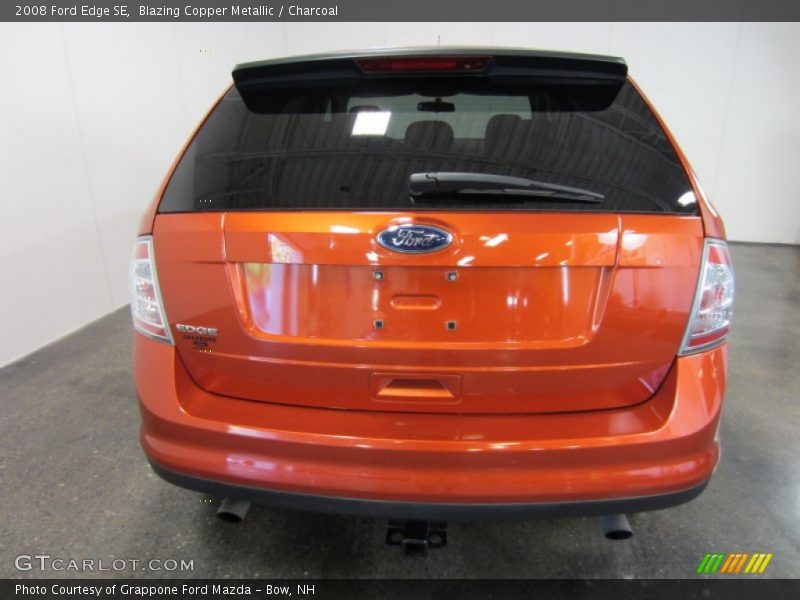 Blazing Copper Metallic / Charcoal 2008 Ford Edge SE