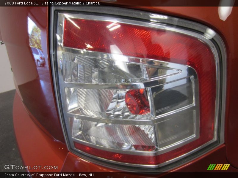 Blazing Copper Metallic / Charcoal 2008 Ford Edge SE