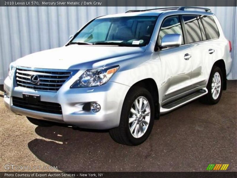 Mercury Silver Metallic / Dark Gray 2010 Lexus LX 570