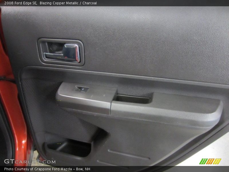 Blazing Copper Metallic / Charcoal 2008 Ford Edge SE