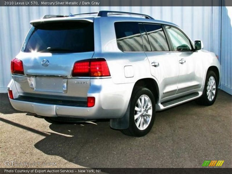 Mercury Silver Metallic / Dark Gray 2010 Lexus LX 570