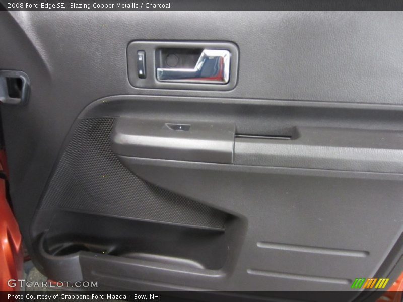Blazing Copper Metallic / Charcoal 2008 Ford Edge SE