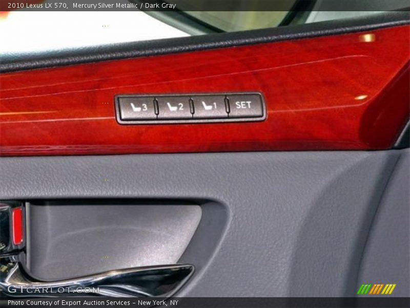 Mercury Silver Metallic / Dark Gray 2010 Lexus LX 570