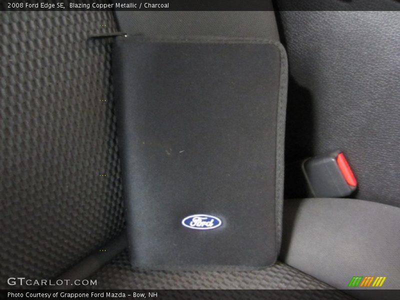 Blazing Copper Metallic / Charcoal 2008 Ford Edge SE