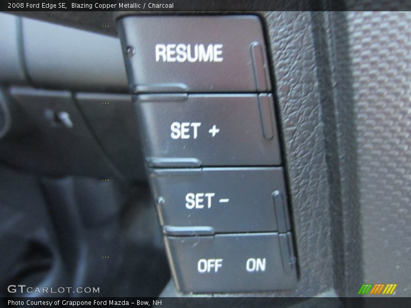 Blazing Copper Metallic / Charcoal 2008 Ford Edge SE