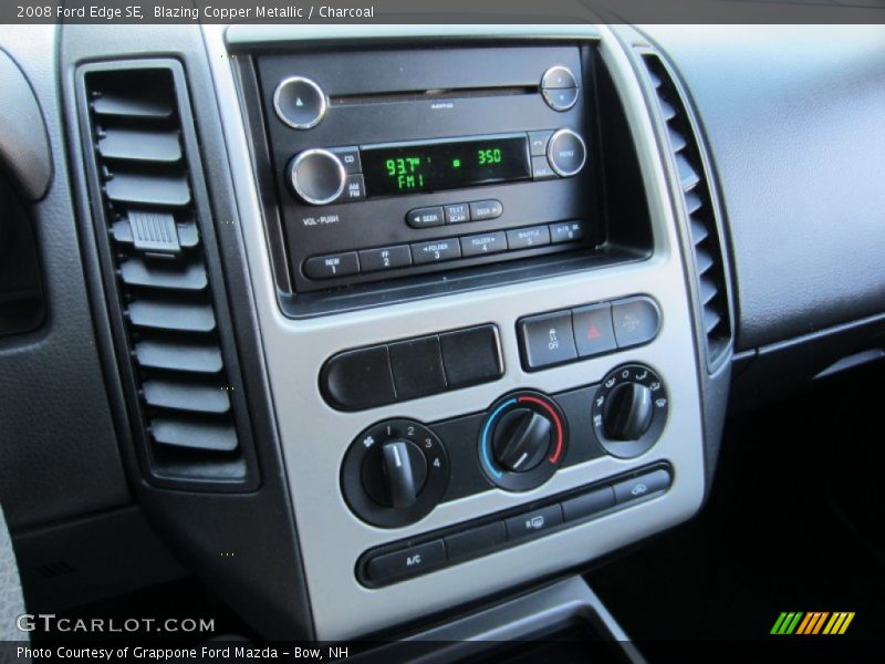 Blazing Copper Metallic / Charcoal 2008 Ford Edge SE