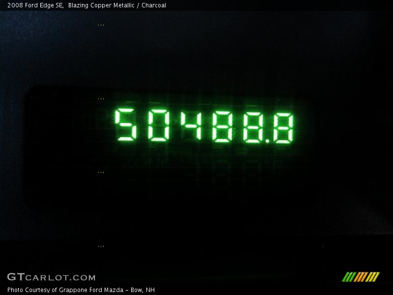 Blazing Copper Metallic / Charcoal 2008 Ford Edge SE