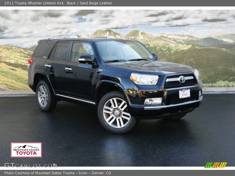 Black / Sand Beige Leather 2011 Toyota 4Runner Limited 4x4