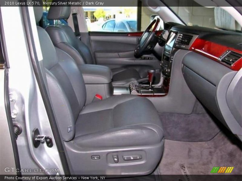 Mercury Silver Metallic / Dark Gray 2010 Lexus LX 570