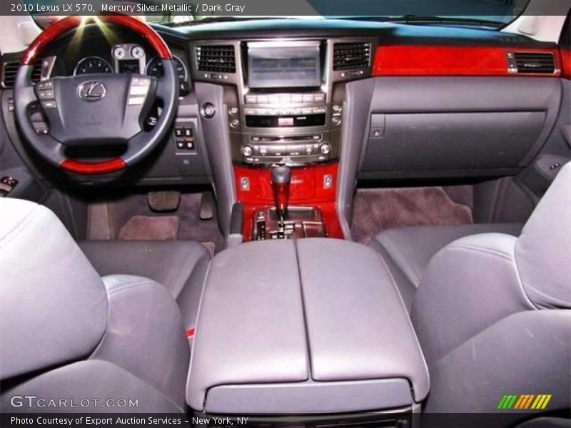 Mercury Silver Metallic / Dark Gray 2010 Lexus LX 570