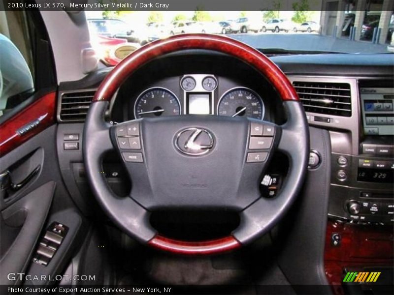 Mercury Silver Metallic / Dark Gray 2010 Lexus LX 570