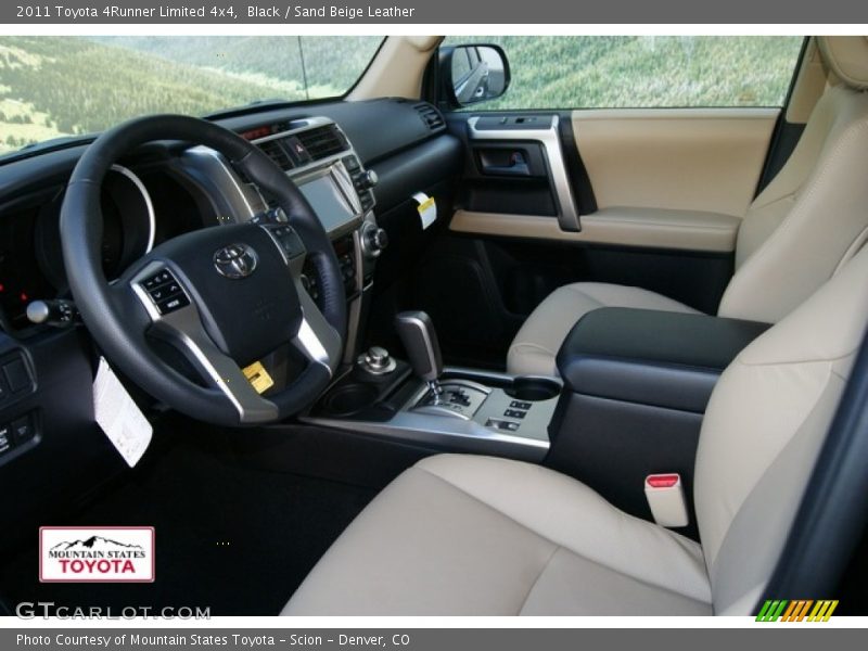 Black / Sand Beige Leather 2011 Toyota 4Runner Limited 4x4