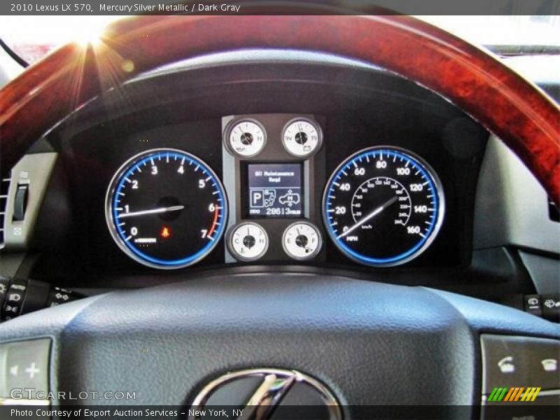 Mercury Silver Metallic / Dark Gray 2010 Lexus LX 570