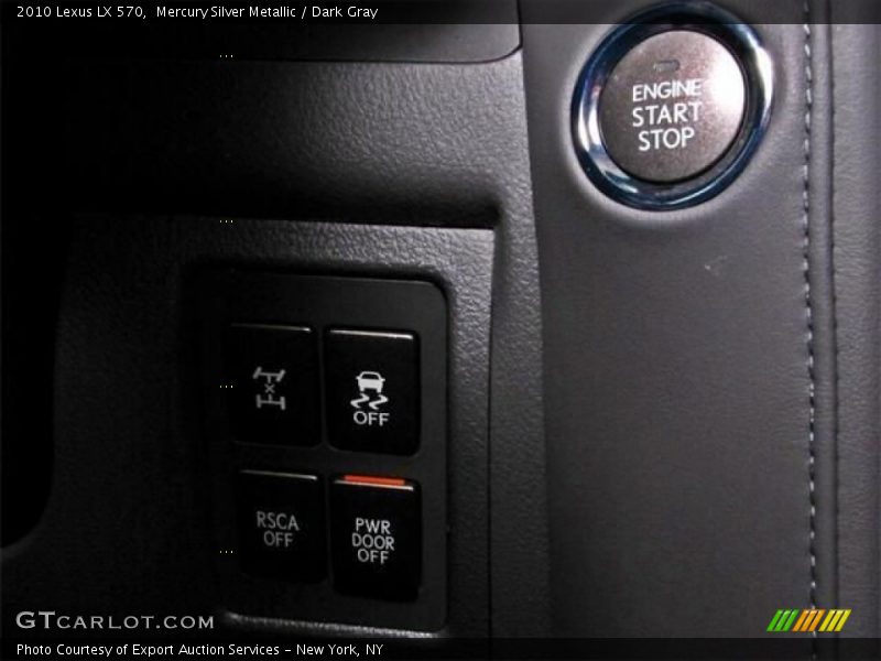 Mercury Silver Metallic / Dark Gray 2010 Lexus LX 570