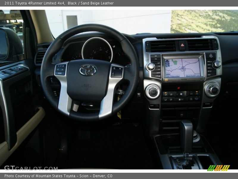 Black / Sand Beige Leather 2011 Toyota 4Runner Limited 4x4