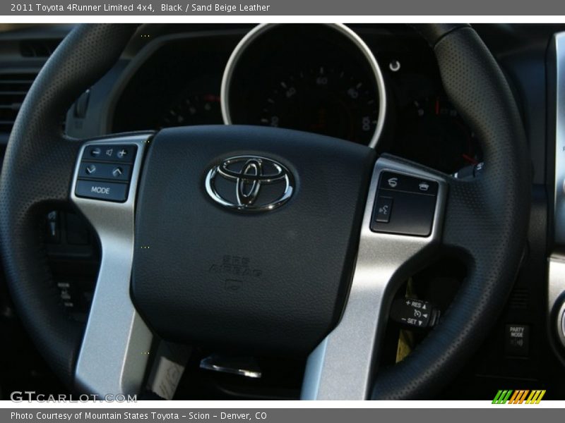 Black / Sand Beige Leather 2011 Toyota 4Runner Limited 4x4