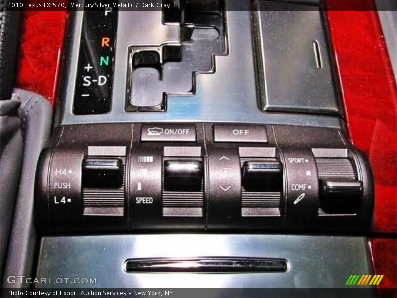 Mercury Silver Metallic / Dark Gray 2010 Lexus LX 570