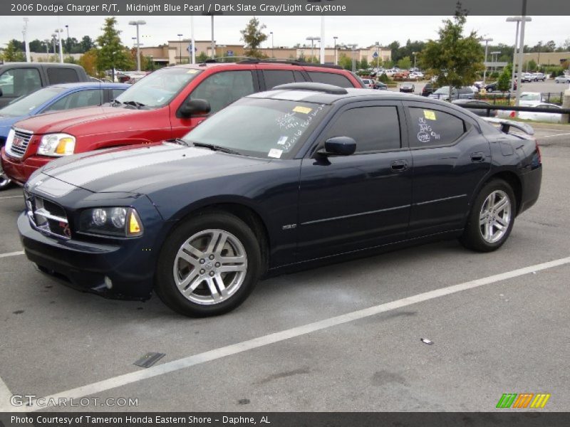 Midnight Blue Pearl / Dark Slate Gray/Light Graystone 2006 Dodge Charger R/T