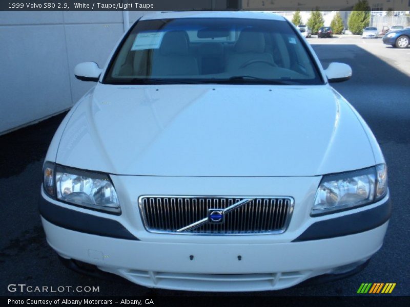 White / Taupe/Light Taupe 1999 Volvo S80 2.9
