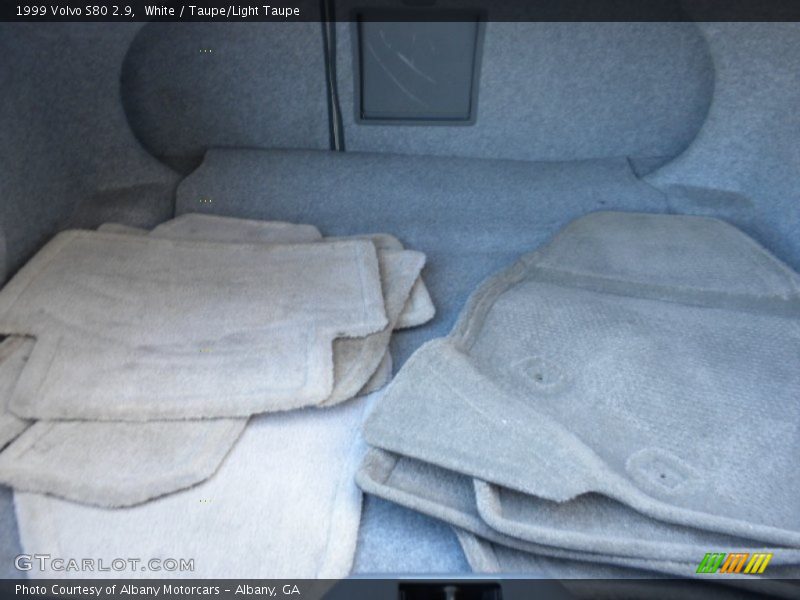White / Taupe/Light Taupe 1999 Volvo S80 2.9