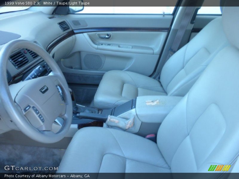 White / Taupe/Light Taupe 1999 Volvo S80 2.9