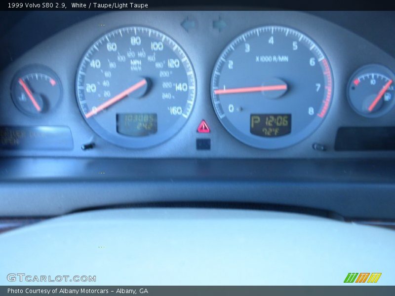 White / Taupe/Light Taupe 1999 Volvo S80 2.9