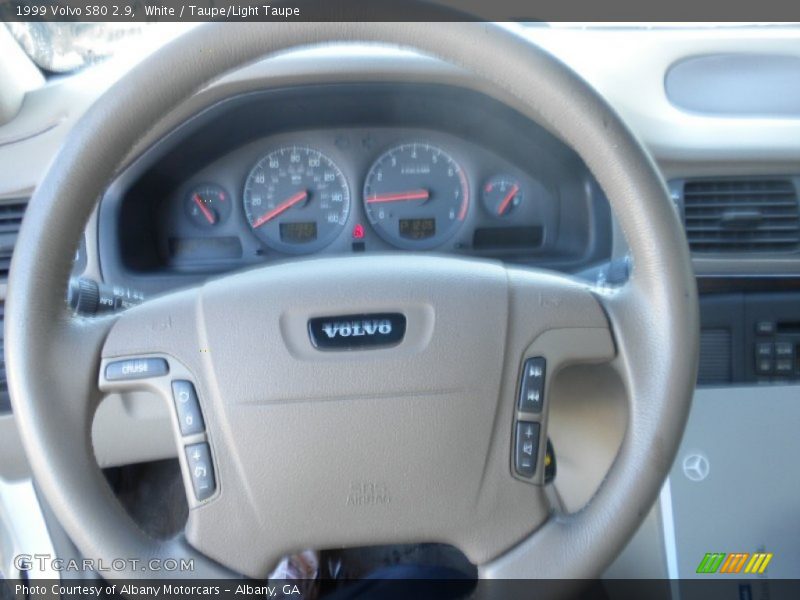 White / Taupe/Light Taupe 1999 Volvo S80 2.9