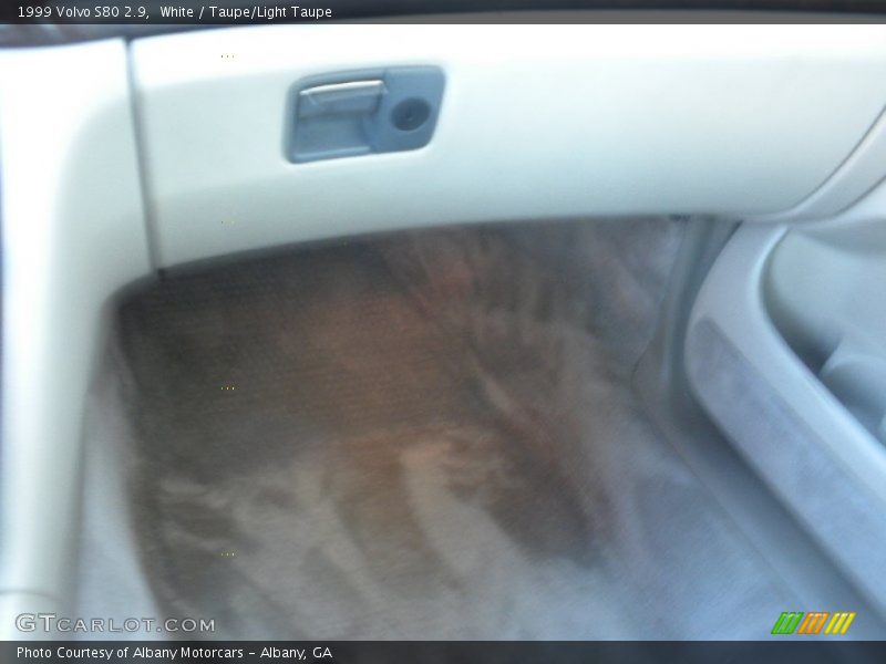 White / Taupe/Light Taupe 1999 Volvo S80 2.9